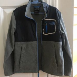 Boy Northface lightweight fleece jacket